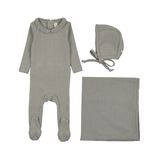 LILETTE CROCHET COLLAR LAYETTE SET (3M-6M)