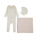 LILETTE SWEETHEART COLLAR LAYETTE SET (NB-6M)
