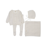 LILETTE CROCHET BRIS SET W/BLANKET (3M)