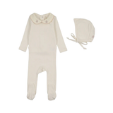 LILETTE SWEETHEART COLLAR FOOTIE SET (9M)