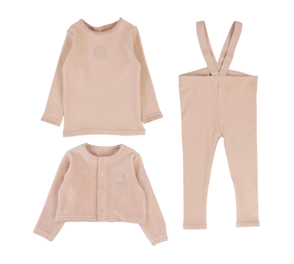 LILETTE VELOUR CARDI LOUNGE SET (12M-36M)