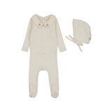 LILETTE SWEETHEART COLLAR FOOTIE SET (9M)