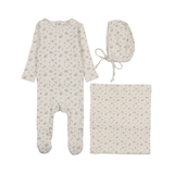 LILETTE GARDEN CLUSTER PRINT LAYETTE SET (3M-6M)