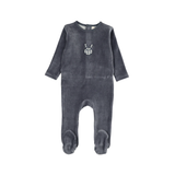 LILETTE VELOUR GINGHAM BUNNY FOOTIE (9M-24M)