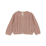 LILETTE CROCHET KNIT SHRUG W/BONNET(3M-24M)