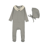 LILETTE SWEETHEART COLLAR FOOTIE SET (6M-12M)