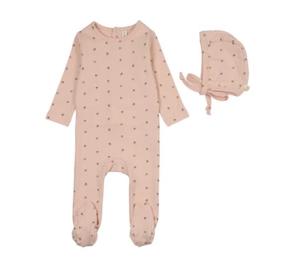 LILETTE BITSY FLORAL FOOTIE SET (3M-9M)