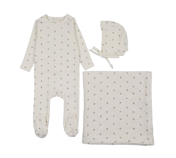 LILETTE BITSY FLORAL LAYETTE SET (3M-6M)