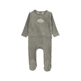 LILETTE VELOUR PATCH FOOTIE (12M-18M)