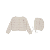 LILETTE SWEETHEART KNIT CARDIGAN SET (3M-24M)