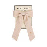 LIMITED EDITION BRUSHED WOOL BOW BLUSH