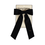 LIMITED EDITION BRUSHED WOOL BOW BLACK