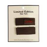 LIMITED EDITION CANVAS LOGO PATCH SNAP SET TAUPE