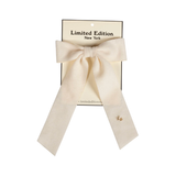 LIMITED EDITION BRUSHED WOOL BOW IVORY