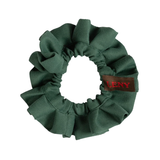 LIMITED EDITION PATCH PLEATED SCRUNCHIE FOREST