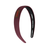 LIMITED EDITION CANVAS LOGO PATCH HEADBAND PLUM