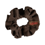 LIMITED EDITION PATCH PLEATED SCRUNCHIE TAUPE