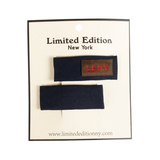 LIMITED EDITION CANVAS LOGO PATCH SNAP SET NAVY
