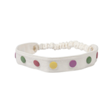 LIMITED EDITION DENIM SNAP HAIR BAND WHITE (OS)
