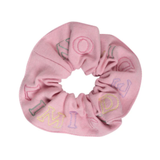 LIMITED EDITION EMB LOGO SCRUNCHIE PALE PINK (OS)