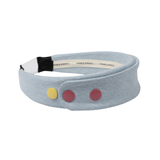 LIMITED EDITION DENIM SNAP FLAP HEADBAND LGT BLUE(OS)