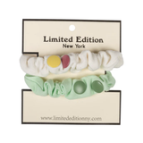 LIMITED EDITION DENIM SNAP MINI SCRUNCHIE SET (OS)