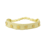 LIMITED EDITION DENIM SNAP HAIR BAND YELLOW (OS)