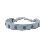 LIMITED EDITION DENIM SNAP HAIR BAND LIGHT BLUE (OS)