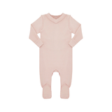 LITTLE PARNI V-NECK FOOTIE PAJAMAS (3M-18M)