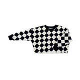 LITTLE PARNI ARGYLE SWEATSHIRT (3-16Y)