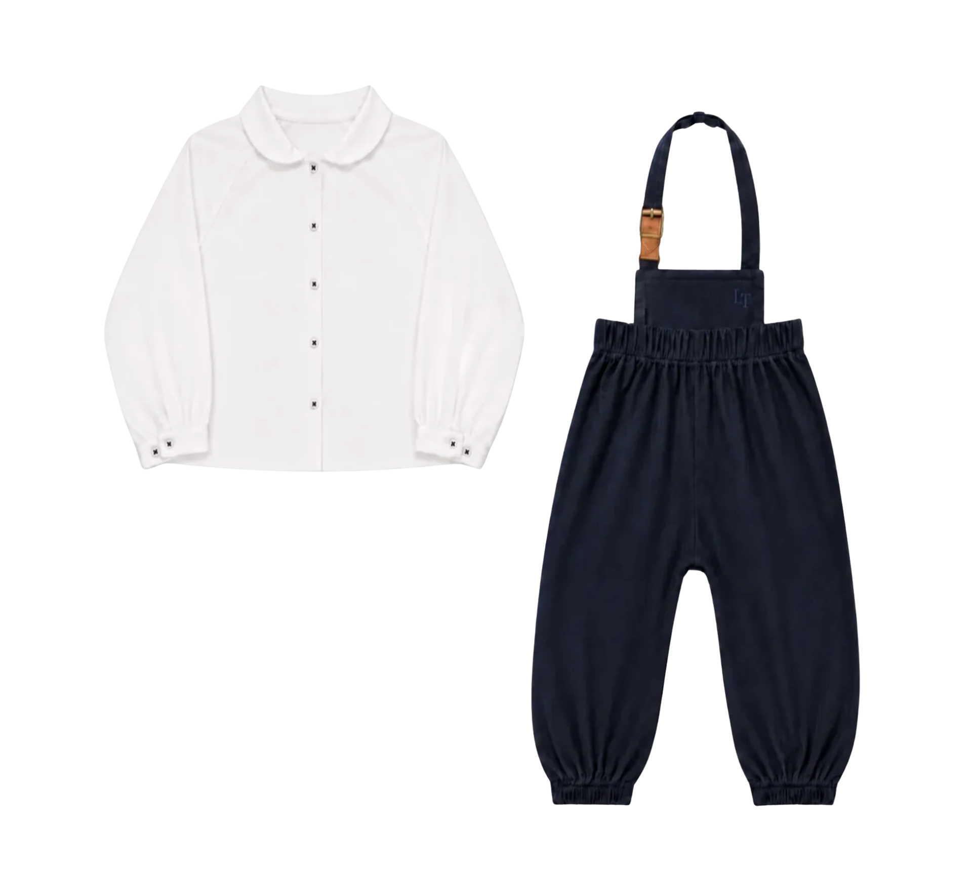 LITTLE TEMPEST BOYS HALTER ROMPER W/SHIRT (12M-3Y)