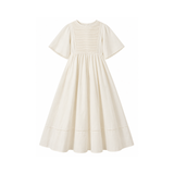 LITTLE TEMPEST ALICE TAFFIETA PINTUCK BIB GOWN(2-16Y)
