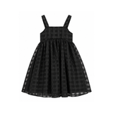 LITTLE TEMPEST ORGANZA GRID JUMPER (2-14Y)