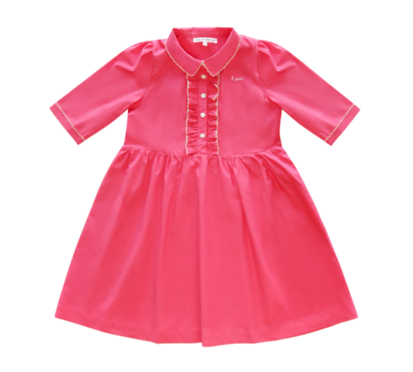 LITTLE PARNI LS PICO DRESS (5-12Y)