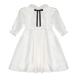 LITTLE PARNI LS EVENING BOW DRESS (5-16Y)