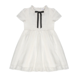 LITTLE PARNI SS EVENING BOW DRESS (3-4Y)