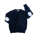 LITTLE PARNI BOYS PATCH CARDIGAN (3-8Y)