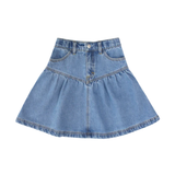LITTLE PARNI DENIM SHORT SKIRT (4-16Y)