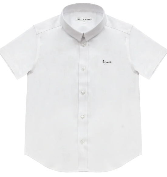 LITTLE PARNI BOYS SHORT SLEEVE SHIRT (3-6Y)