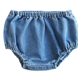 LITTLE PARNI DENIM BLOOMERS (6M-2Y)