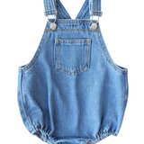 LITTLE PARNI DENIM BLOOMER OVERALL (12M-2Y)