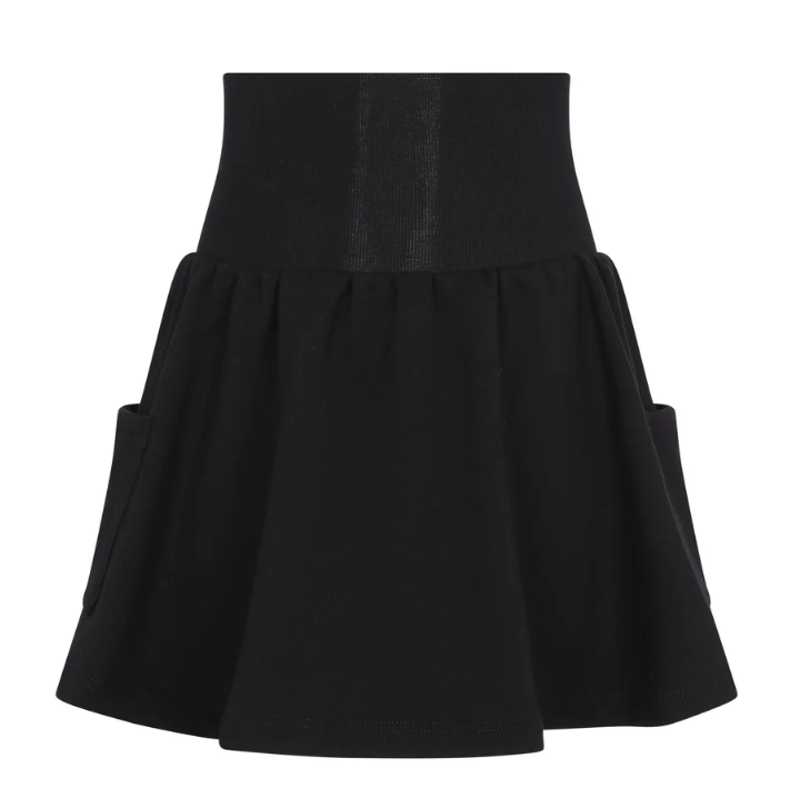 Little Parni Girls Pocket Skirt K474 - Black