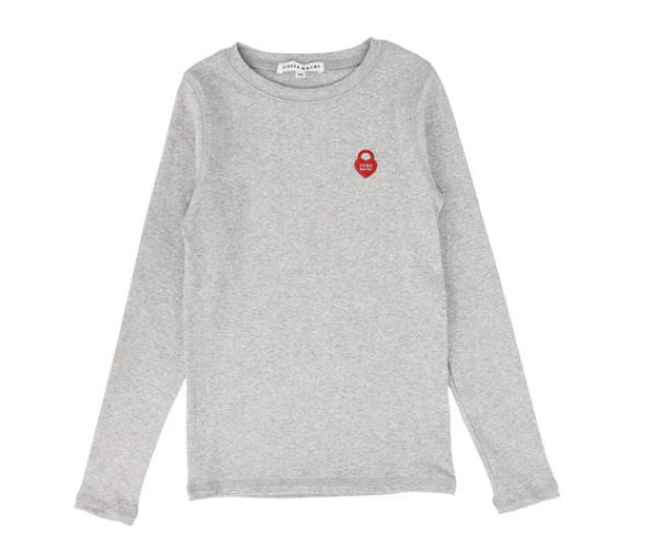 LITTLE PARNI LS HEART LOGO TSHIRT (8-18Y)