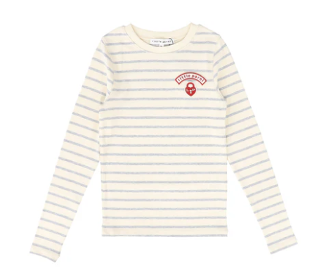 LITTLE PARNI LS WIDE STRIPED TSHIRT (4-16Y)
