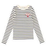 LITTLE PARNI LS WIDE STRIPED TSHIRT (4-16Y)