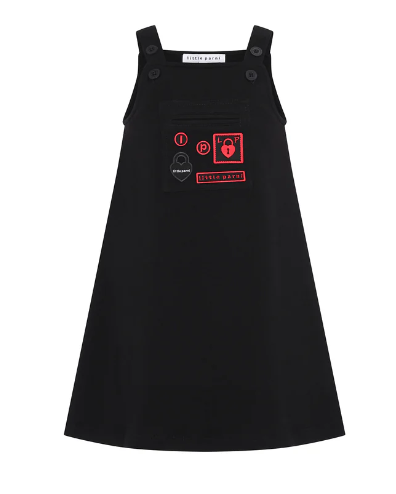 Parni Girl's Multipatch Jumper K477 - Black Parni Girl's Multipatch Jumper K477 - Black