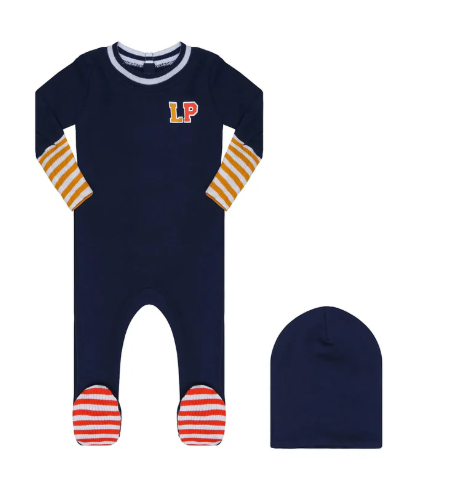 LITTLE PARNI VARSITY COLORBLOCK STRETCHIE(6M-18M)