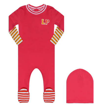 LITTLE PARNI VARSITY COLORBLOCK STRETCHIE(6M-18M)