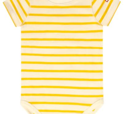 LITTLE PARNI WIDE STRIPED ONESIE (6M-2Y)