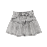LITTLE PARNI DENIM SHORT SKIRT (4-16Y)